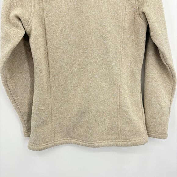 Columbia Cowl Neck Tan Pullover Sweatshirt, Sz Small, Outdoor Fleece Gorpcore - Picture 6 of 8